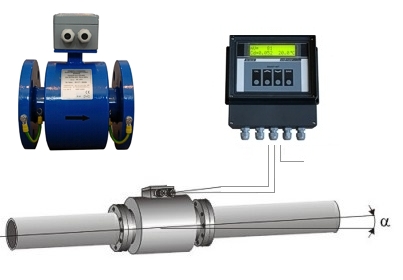 Electromagnetic flow meter from DI-BOX