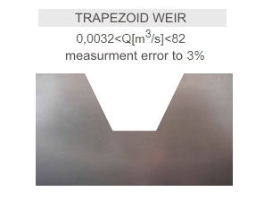 Trapezoid weir
