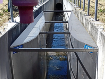 Venturii KPV3 flume while operating